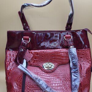 MC beautiful croco leather handbag!